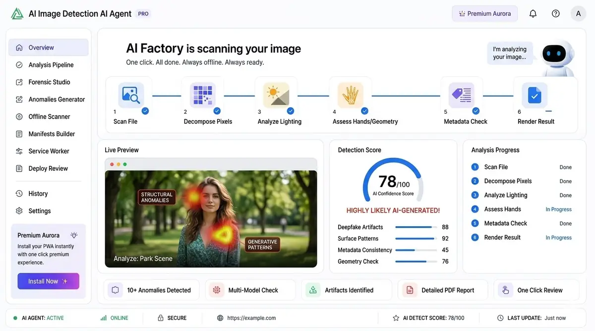 AI JWT validator dashboard — example of the AI JWT validation dashboard software